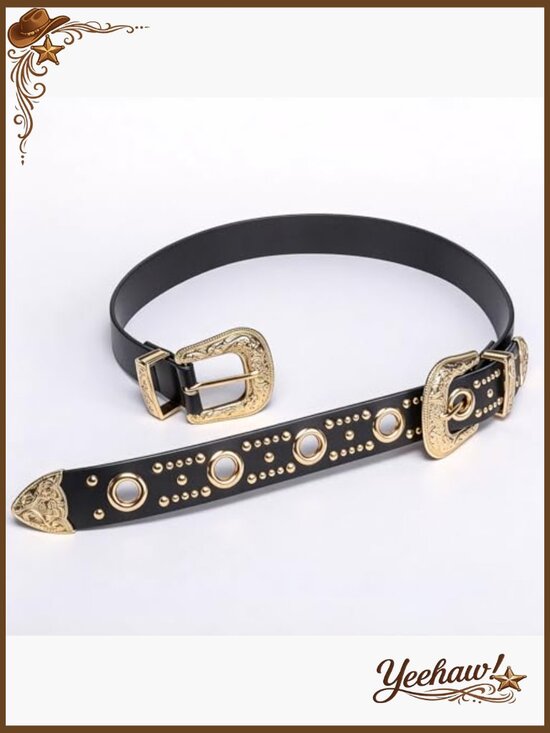 Bling Rhinestone Belt Crystal Diamond Studded PU Leather for Jeans Dress